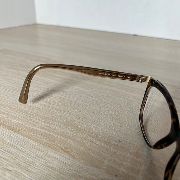 Versace Mod.3255 108 Eyeglasses Brown Tortoise Shell Frames 54-17-140 Italy - Picture 4 of 8